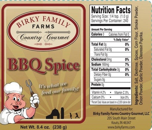 Country Gourmet - BBQ Spice (8.4 oz)